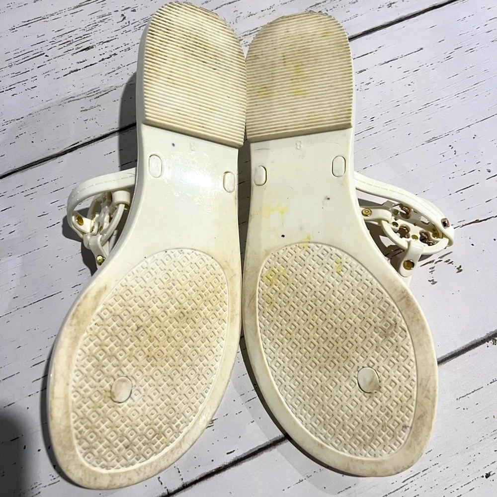 Tory Burch Women's Mini Miller Jelly Sandal Size 8 - Picture 4 of 6